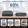 17L Vacuum Compression Bag with Hand Pump Folding Outdoor Reusable Clothing Storage Bags Travel Compression Backpack Luggage Bag