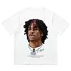 Ja Morant Basketballspieler Grafikdruck Weißes T-Shirt