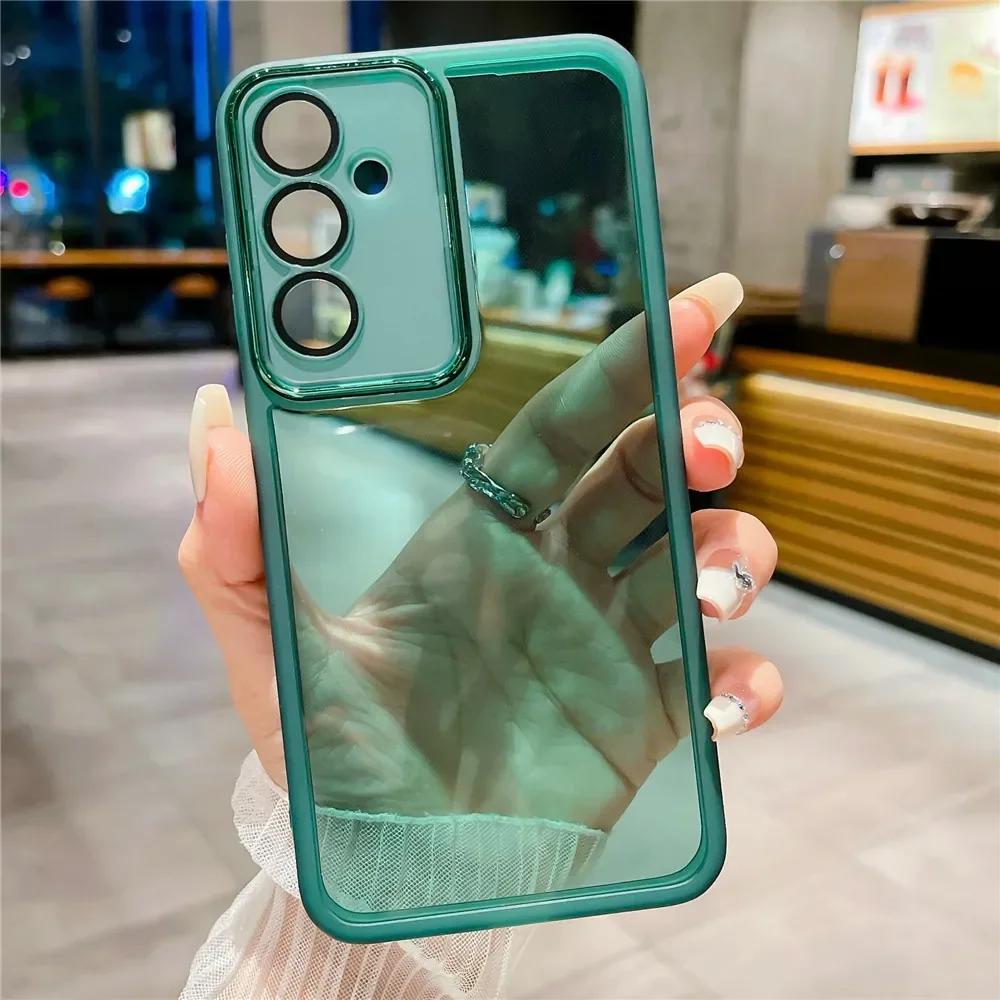

Camera Protector Lens Film Phone Cases For Samsung S25 S 25 S25FE FE Plus S25Plus Edge Ultra Transparent TPU Silicone Back Cover For Samsung S25Edge