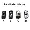 BOHQ2 Metal Leather Car Key Case Cover Protect Shell For BMW 1 3 5 Series F20 F30 G20 F31 F34 F10 G30 F11 X3 F25 X4 I3 M3 M4 Keychain