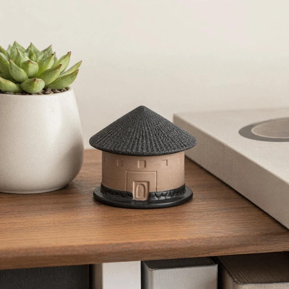 Non-Porous Microporous Ceramic Coffee Filter Reusable Hakka Earth Buildings Coffee Drip Cup Travel