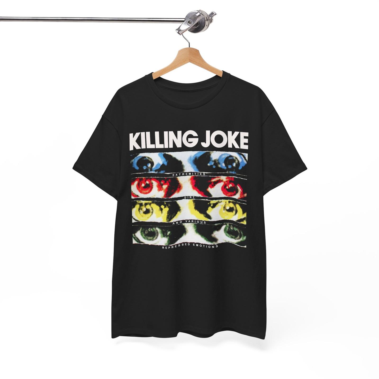 Футболка с логотипом KILLING JOKE EXTREMITIES Tour, Унисекс футболка музыкальной группы XXXL