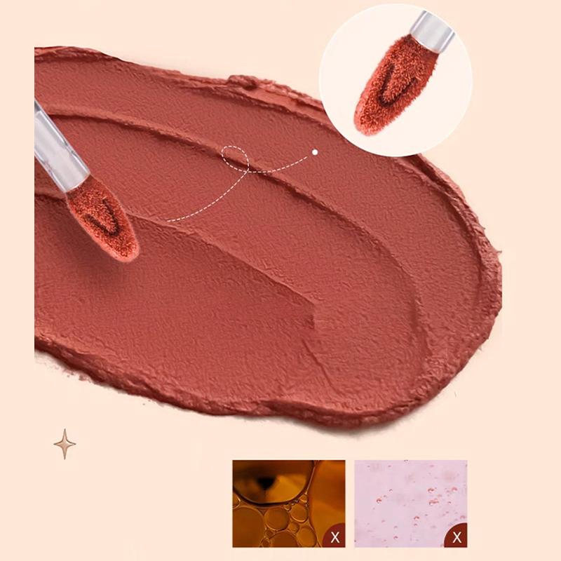 Flower Velvet Matte Lip Gloss Know Sexy Powder Mist Lip Mud Waterproof Lasting Liquid Blush Brown Lipstick Cosmetics Makeup