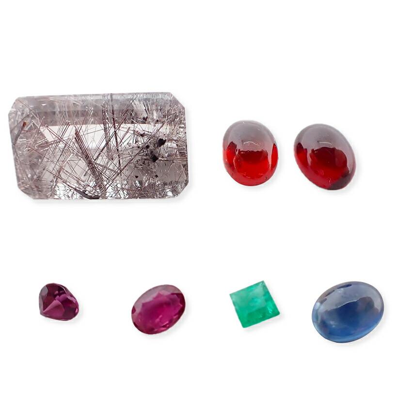 

[Used] Sapphire, Garnet, Ruby, Emerald, etc. Loose Stone/j27-2