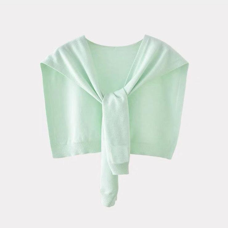 

Versatile Ice Silk Knit Shawl for Women: Summer Office Neck and Shoulder Cover