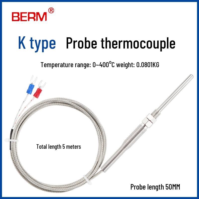 K-Type Thermocouple Temperature Sensor Probe with Controller