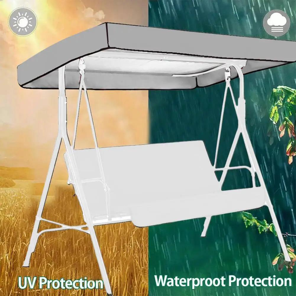 191*120*18cm Swing Chair Cover Water And Dust Proof Sunshade Canopy Summer For Outdoor Garden Playground Swing Chair Cover