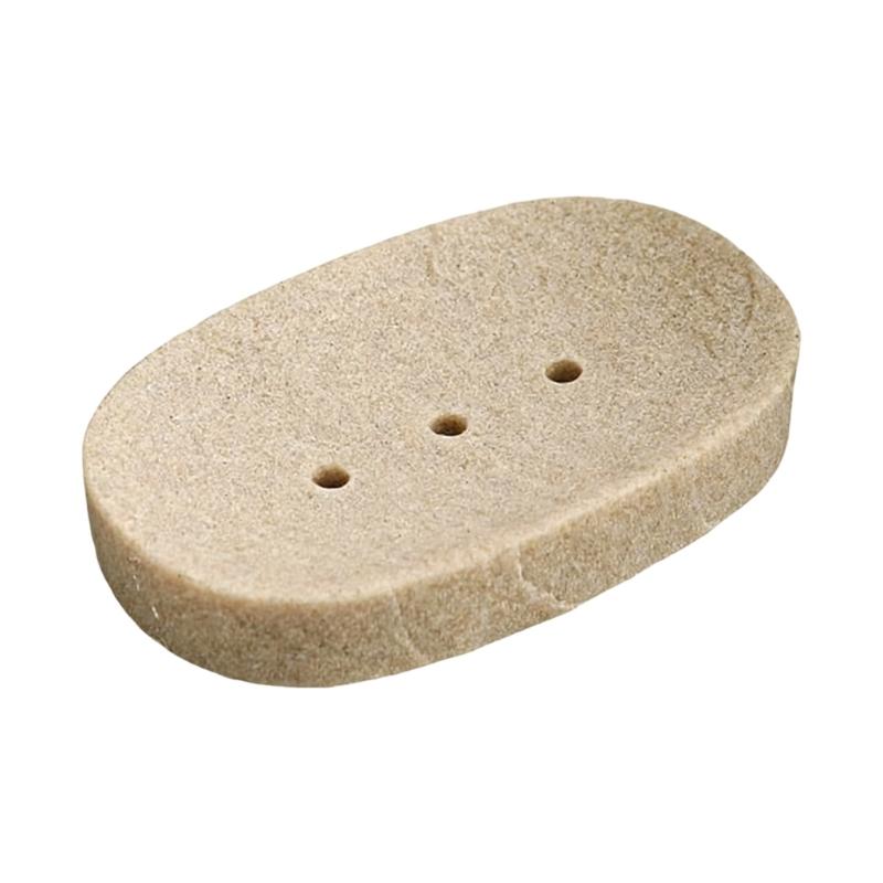 

Creative Bathroom Soap Dish with Simple Tray Draining Easy to Install Quick Drainage Soap Tray бежевый