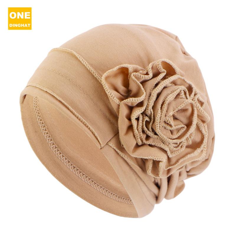 

Шапочка-косынка с ватным диском и цветком, эластичная шапочка-пуловер, шапочка для родов, шапочка для химиотерапии Jdt-417B One size хаки