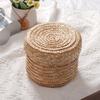 Handmade Woven Straw Storage Box Natural Straw Cosmetic Storage Container  Home Decor