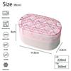 Takenaka Jeweliant Oval Lunch Box, PK, T-46642