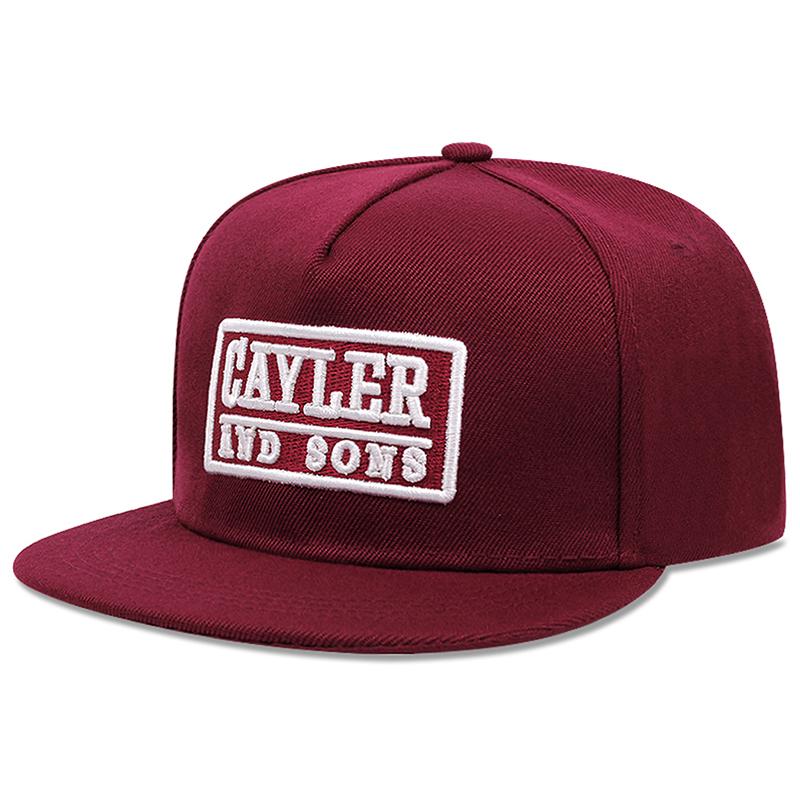 

Creative Fashion New Flat Edge Hat Cayler Embroidered Street Hip Hop Skateboarding Hat Outdoor Sports Sunshade Baseball Hat