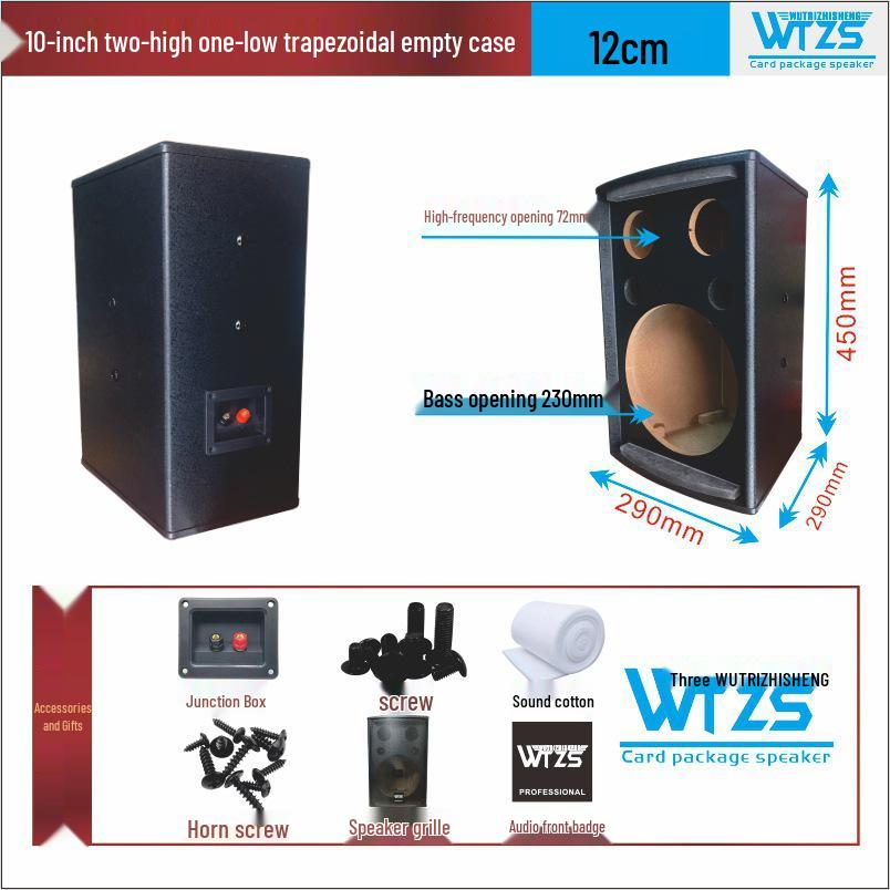 Home Audio KTV 3-Way Speaker Cabinet: 8, 10, 12 Inch Wooden Dance/Meeting