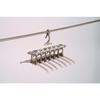 Twin Mall Laundry Drying Rack, Aluminum Stretchable 7-Row Rack, Set of 2, TA-7-2