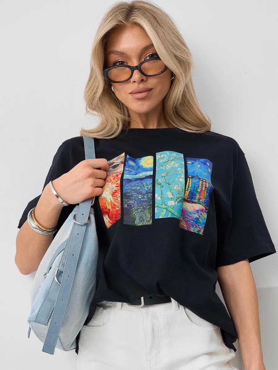 Personalized T-shirt with print Olya formula of a good person XL