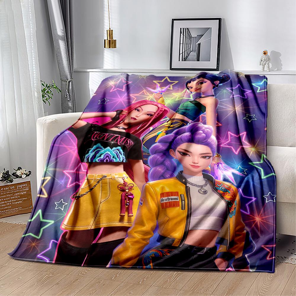 Neon Birthday Celebration Blanket Warmthful Decor Perfect for Seaside Office Chair Picnics Four Seasons Multipurpose Playful Design