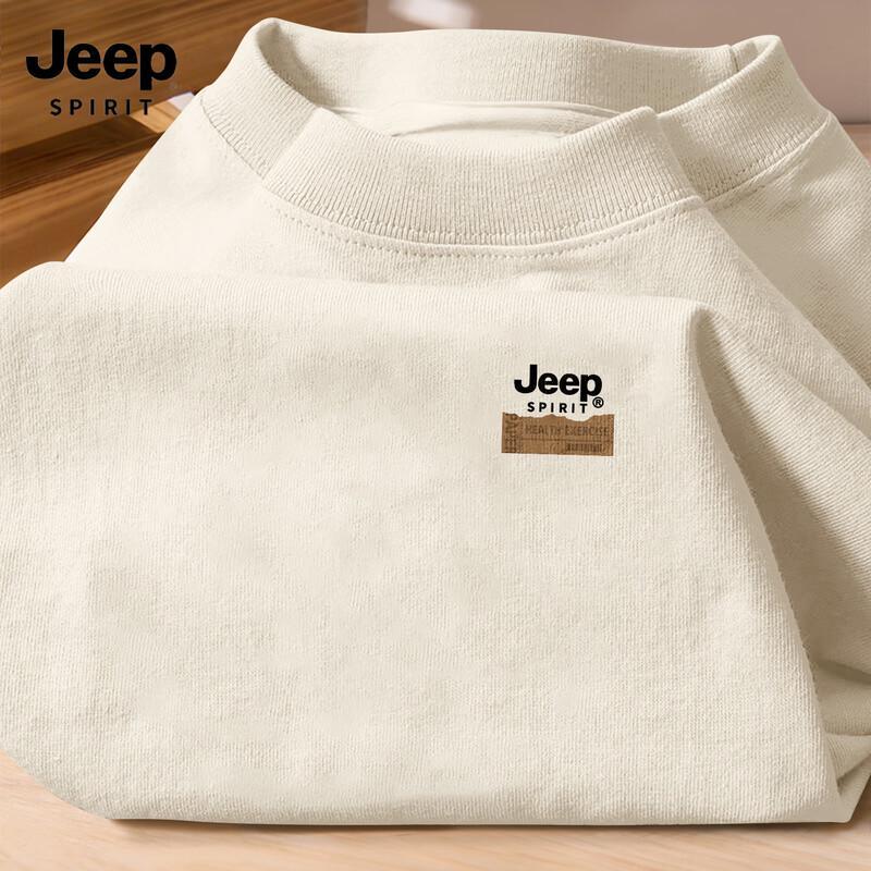 

JEEP SPIRIT Men s Long Sleeve Loose Fit Pure Cotton Graphic T-Shirt XXL