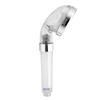 Negative Ions Bathroom Handheld Water Saving Shower Head Set with 3 Filters