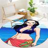 Nico Robin Round Area Rug Carpet Rug For Living Room Bedroom Sofa Playroom Decor Nonslip Floor Mat