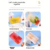 Summer 4 Link Popsicle Mold With Lid Homemade Ice Cream Mold Reusable Mung Bean Popsicle Maker Frozen Ice Cream Tray