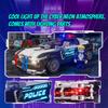 Cyberpunk Series Assembled Patrol Police Car Model Ornaments Assembled Toys Entry-Level Cool Construction Block Car