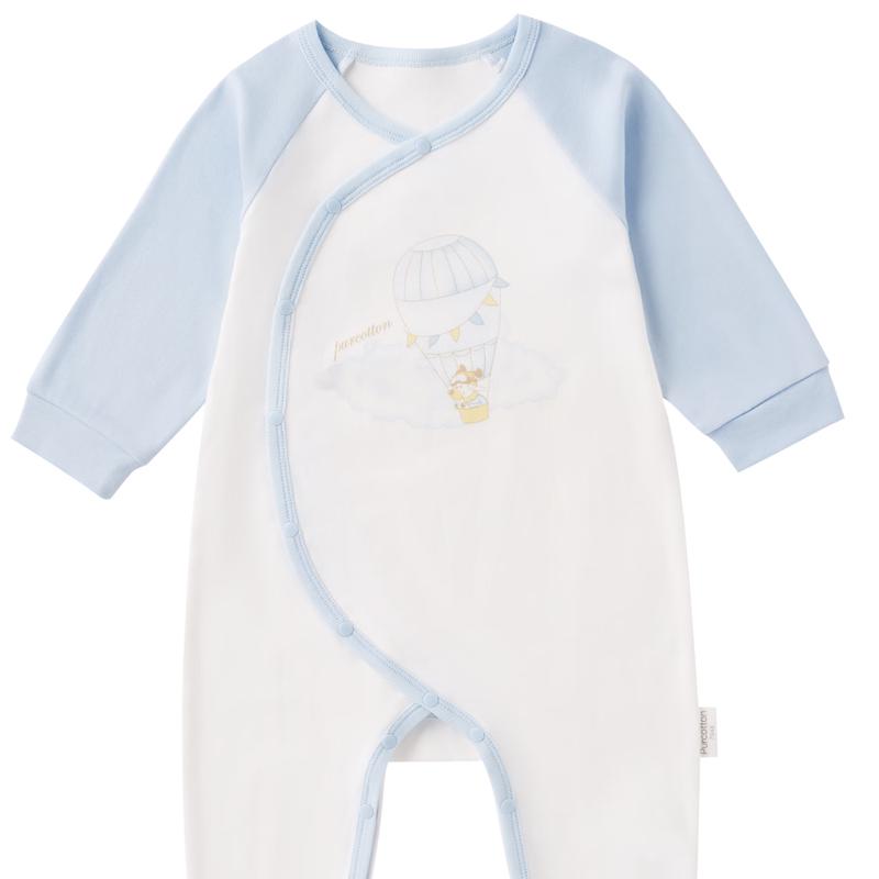 PurCotton Newborn & Baby Antibacterial Cotton Romper Bodysuit