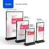 PS Anti-fall A4/A5 Table Card Holder: L-shaped Display Stand for Coffee, Milk Tea, and Beverage Menu