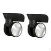 2 Pieces Luggage Replacement Wheels Repair Trolley Travel Case Easy To Install Suitcase Accessory