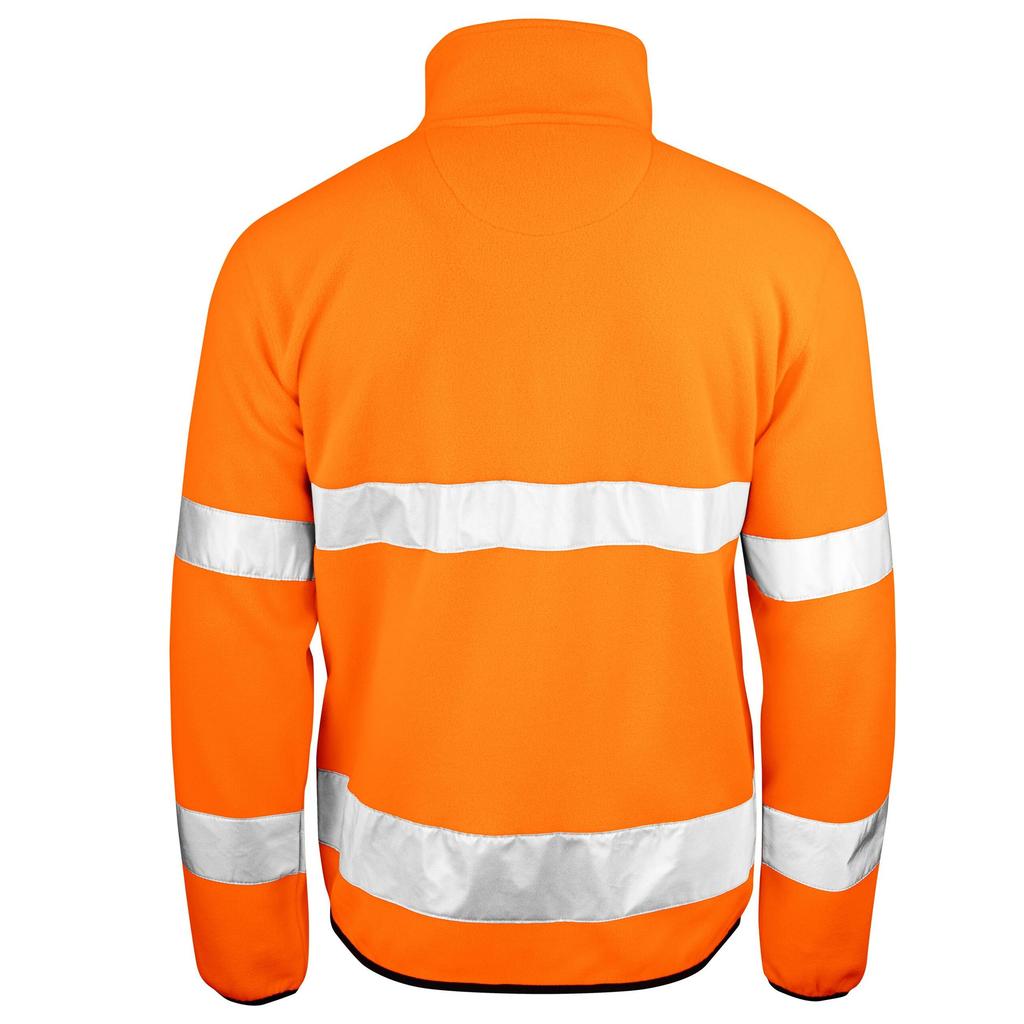 Jobman Mens Hi-Vis Fleece Jacket