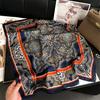 New 70cm Small Square Scarf Paisley Pattern Retro Ethnic Printed Scarf Hijab Female Headband Kerchief Luxury Neck Tie Shawl Wrap