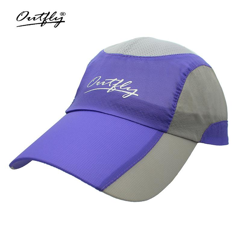 Quick-drying baseball cap Marathon running cap Soft top hat Outdoor sports sunshade cap Spring and summer new