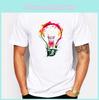 T-Shirt mit Eulen- und Totenkopfmuster für Herren, lässig, Kurzarm, bedruckt, für junge Leute