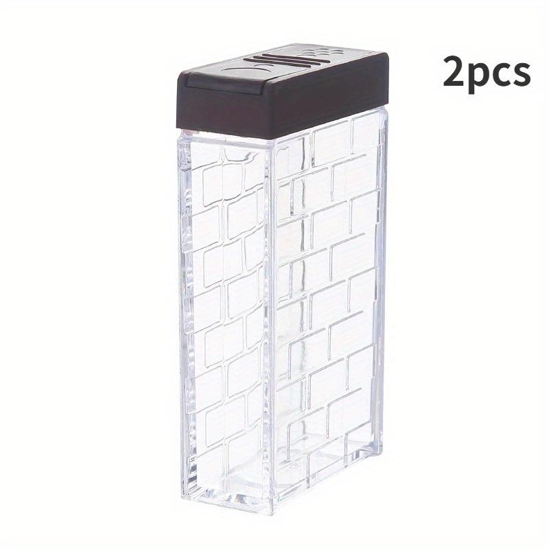 

2 шт. Коробка для хранения специй и приправ, Кухонные принадлежности, Бутылка для соли, перца, приправ, Многоцелевое хранение, Солонка кофейный