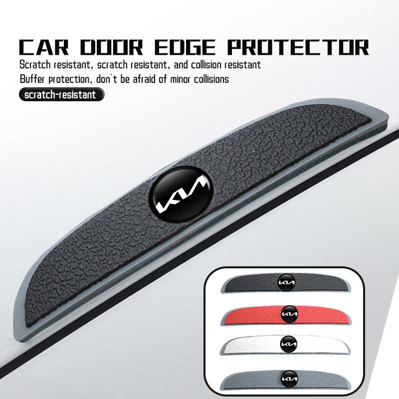 MYMX8 For KIA 4Pcs Car Styling Door Side Edge Anti-collision Bumper Strip Sticker Rearview Mirror Anti-scratch Glue Sticker Sportage