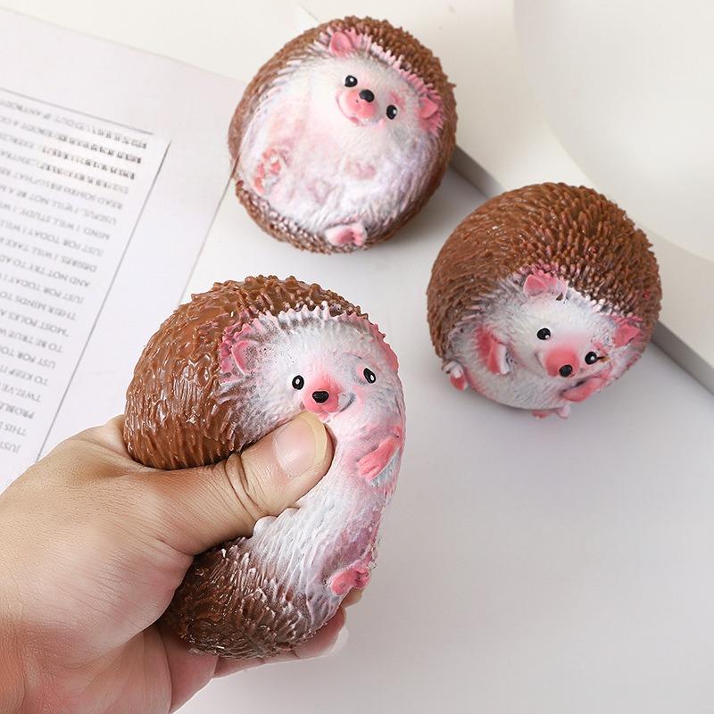 Funny Hedgehog Stress Ball Anti Stress Toys Pinch Anxiety Dough Ball Vent Toys Animals Stress Relief Fidget Toys For Kids Adult