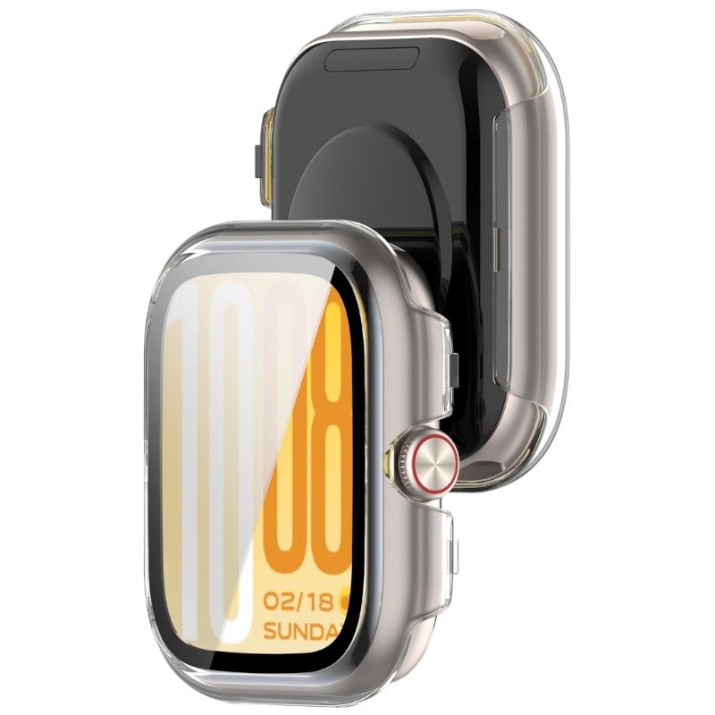 Integrated Screen Protector Frame Protectios Case for Watch GT2 Smartwatch PC Tempered Glass Cover