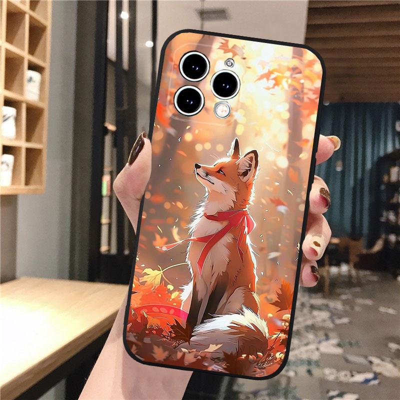 Handyhülle Carcasa Funda Für iPhone 17 Pro Max 17 Air 16 15 14 13 Pro Max 15 16 Pro 15Plus Niedlicher Fuchs
