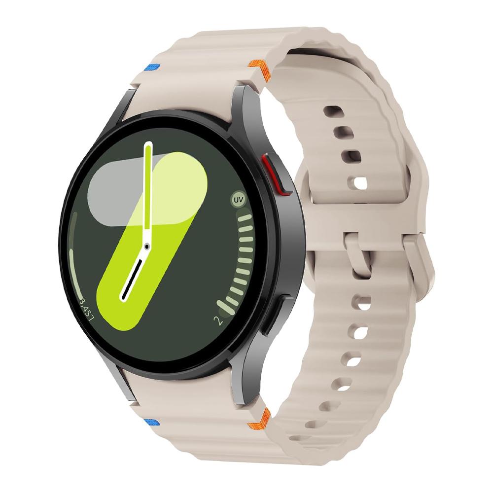 Straps for Samsung Galaxy Watch 7/FE/5 Pro/4/6/6 Classic 44mm 40mm 45mm Silicone Sport Belt Bracelet Correa Galaxy Watch 7 Band