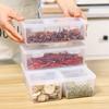 1Pcs Kühlschrank Lebensmittel Frische Küche Lagerung Boxs Sichtbar Trockenen Obst Glas Neue Spice Container Fall