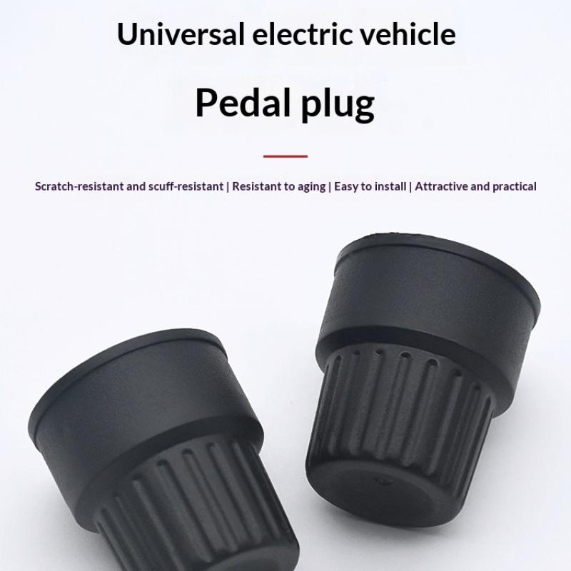 2/10Pcs Black Scooter Protective Plug Accessories Scooter Foot Krutch Center Axis Screw Electric Bike Parts