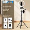 2025 Pro Live Streaming Stand: Dual Phone Tripod with Fill Light for Streamers & Vloggers