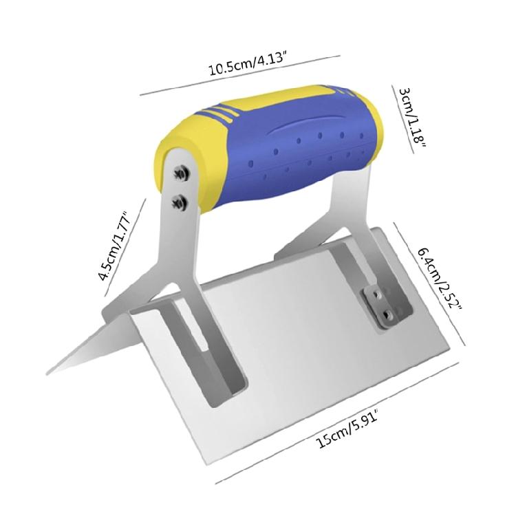 Stainless Steel Garden Metal Handle 90 Degree Drywall Outdoor Corner Trowel