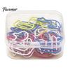 Mixed Style Binder Clips 20PCS Cute Shaped Paper Clips, Bone/Duck/Dog/Cat Shape, Decorative Document Organizers for Filing Metal Fasteners Office And
