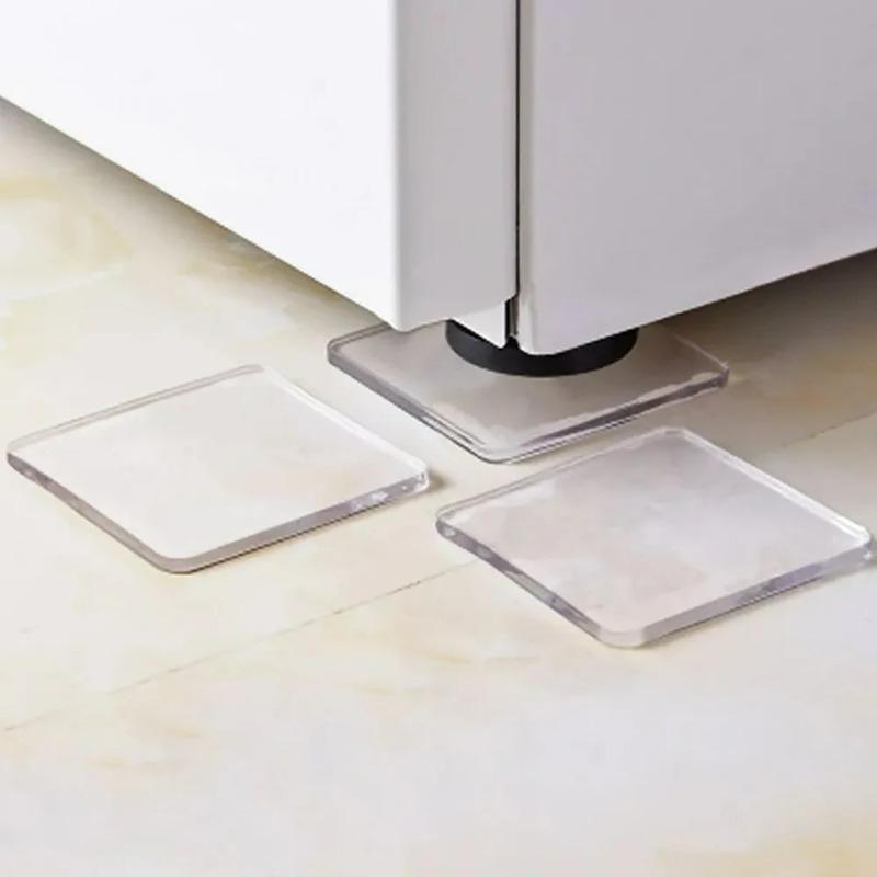 Anti Vibration Shock Absorbing Pads Table Sofa Bed Anti-Slip Fixing Mats Floor Protection Furniture Self Adhesive Mute Mat