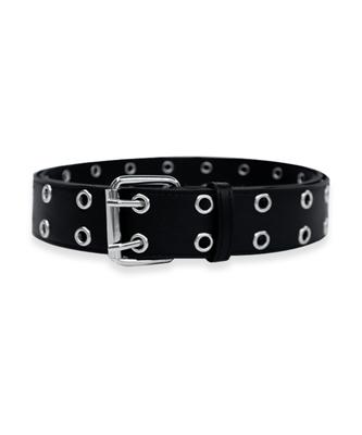 SCALLYWAG Long Double Eyelet Belt [Black]