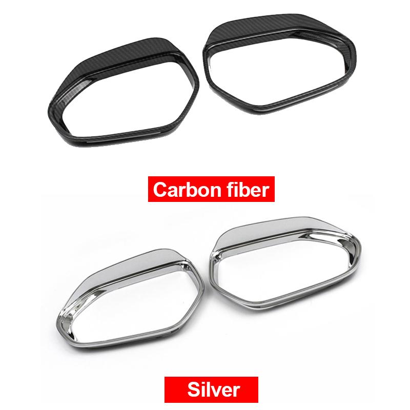 For Toyota Corolla - 2022 E210 12th ABS Car Rearview Mirror Eyebrow Shield Cover Trims Stickers Decoration Accessories