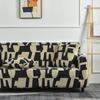 Geometrischer elastischer Sofabezug für Wohnzimmer, Couchbezug, hochelastischer Sofabezug, Möbelschutz, alle Bezüge, Heimdekoration