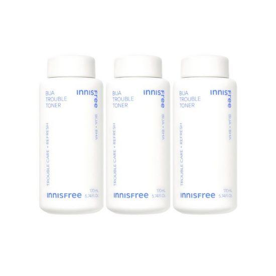 

Innisfree Bija BHA Trouble Toner Acne Care & Pore Control 170ml × 3