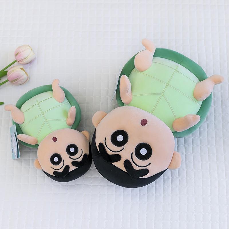 Children's turtle backpack small new plush toy throw pillow girls gift penguin drag crayon small new doll