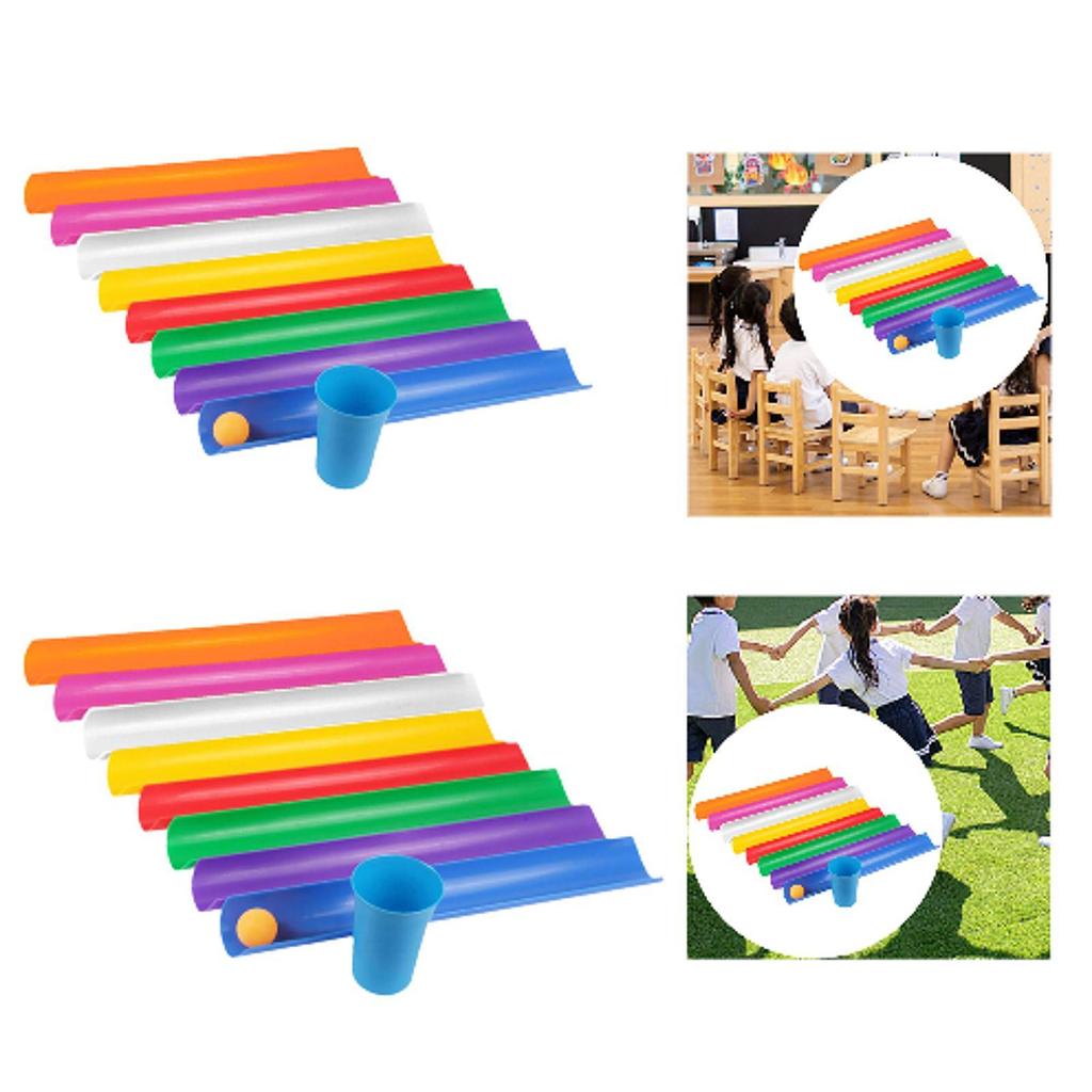 Pipeline Challenge Game Set Cooperation Pipe Teamwork Training Made of Sturdy PP to Promote
